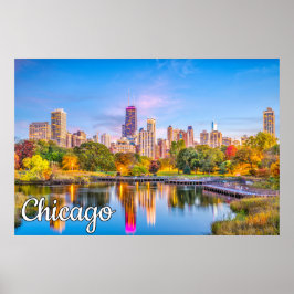 Chicago, Illinois, United Stater Poster