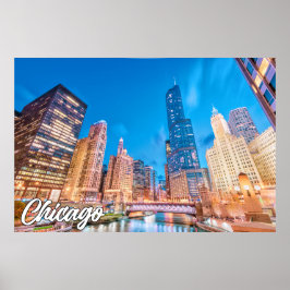 Chicago, Illinois, United Stater Poster