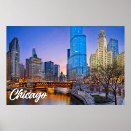 Chicago, Illinois, United Stater Poster
