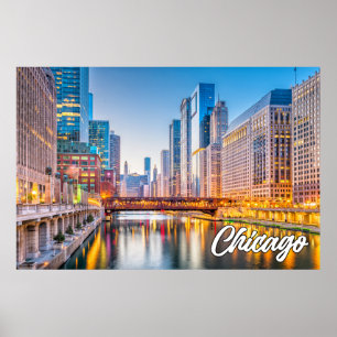 Chicago, Illinois, USA Poster
