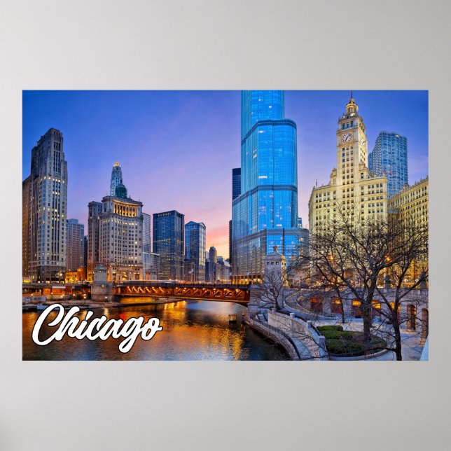 Chicago, Illinois, USA Poster (Framsidan)