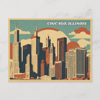Chicago, Illinois Vykort