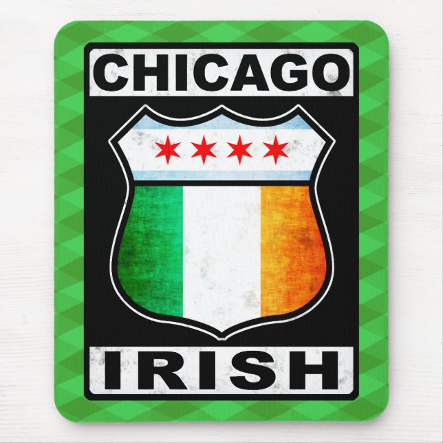 Chicago Irish Mousemat Musmatta (Framsidan)