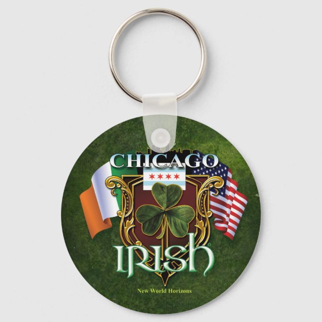 Chicago Irish Nyckelring (Framsida)