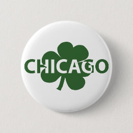 Chicago Irish St. Patrick's Day Button Knapp