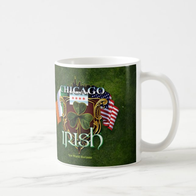 Chicago irländare kaffemugg (Höger)