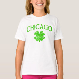 Chicago irländare w/shamrock tröja