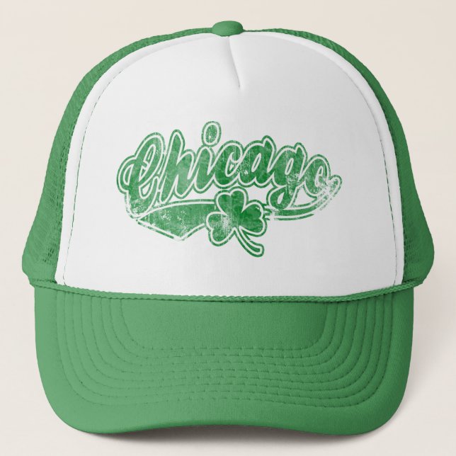 Chicago irländareShamrock Truckerkeps (Framsida)