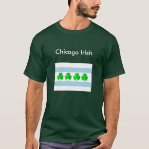Chicago irländsk flagga t-shirt