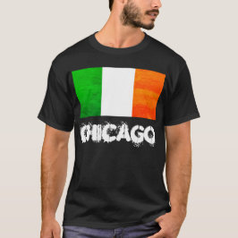 Chicago irländska stolthet med irländsk flagga t shirt