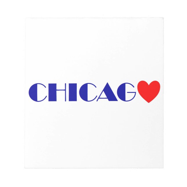 chicago j'aime anteckningsblock (Framsida)