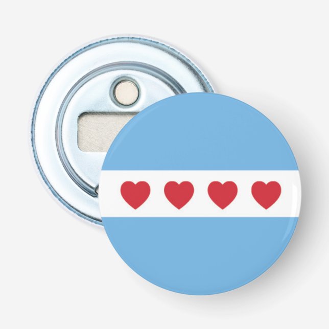 Chicago Kärlek | Flaska-öppnare Flasköppnare (Framsidan)