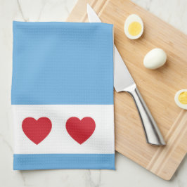 Chicago Kärlek | Kökstyck Kökshandduk