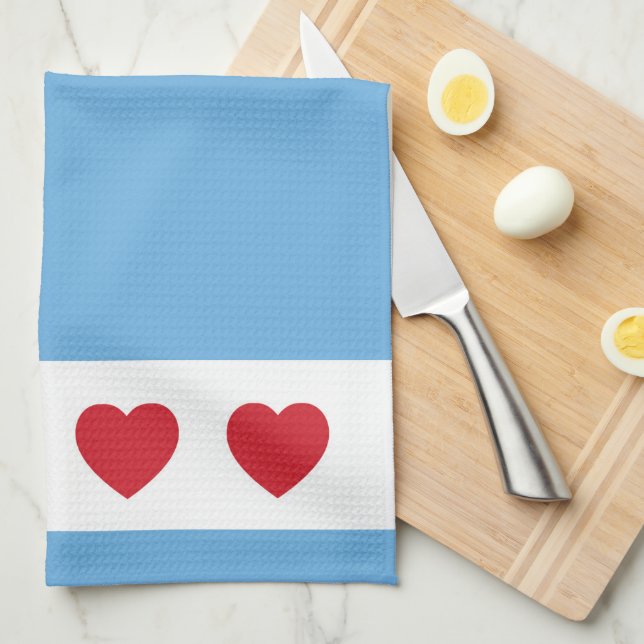 Chicago Kärlek | Kökstyck Kökshandduk (Vikt i Fjärdedel)