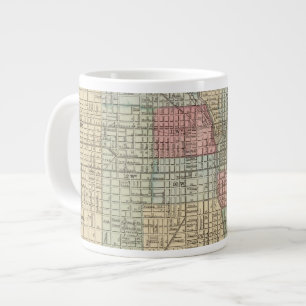 Chicago Karta av Mitchell Jumbo Mugg