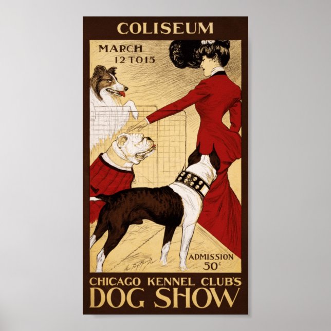 Chicago Kennel Klubb Hund Show Poster (Framsidan)