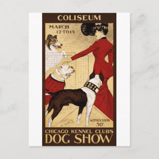 Chicago Kennel Klubbs Hund Show, Advertising Poste Vykort