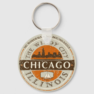 Chicago - keychain nyckelring