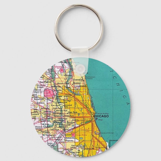 Chicago Keychain Nyckelring (Framsida)