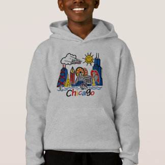 Chicago Kids Cute Skyline T Shirt