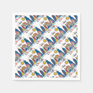 Chicago Kids Skyline Pappersservett