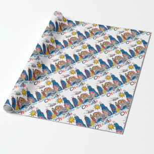 Chicago Kids Skyline Presentpapper