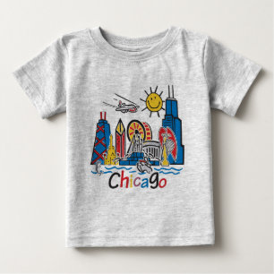 Chicago Kids Skyline T-shirt