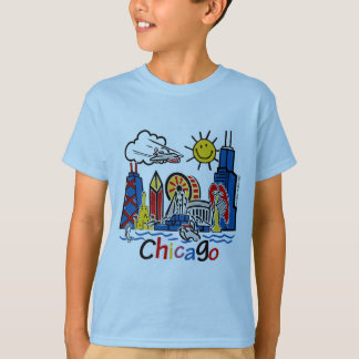 Chicago Kids Skyline T Shirt