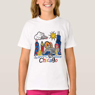 Chicago Kids Skyline T Shirt