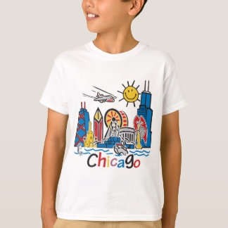 Chicago Kids Skyline T Shirt