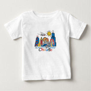 Chicago Kids Skyline Tee