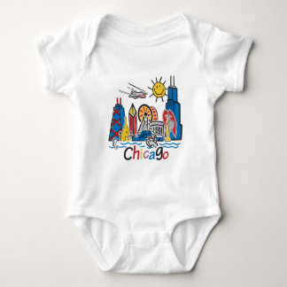 Chicago Kids Skyline Tee Shirt