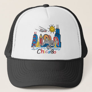 Chicago Kids Skyline Truckerkeps