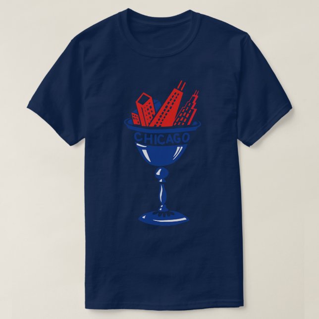 Chicago Kopp TShirt T Shirt (Design framsida)