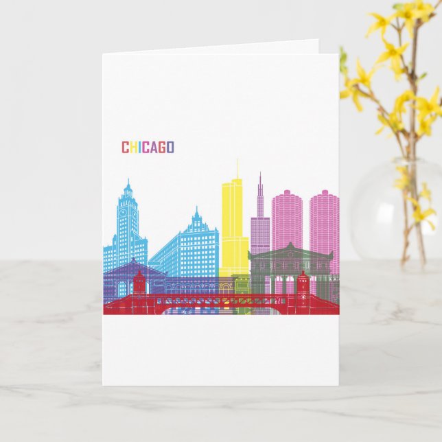 CHICAGO KORT (Gul blomma)