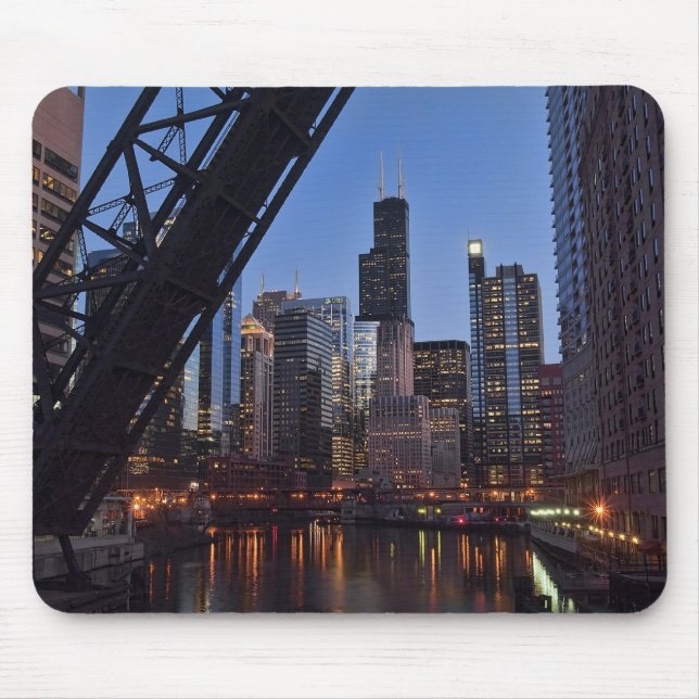 Chicago kretsar Mousepad Musmatta (Framsidan)