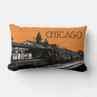 Chicago L 1950 Watercolor Sepia Photograph Tunnelb