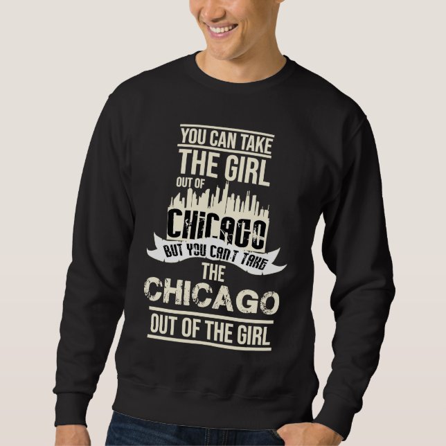 Chicago Lång Ärmad Tröja (Framsida)