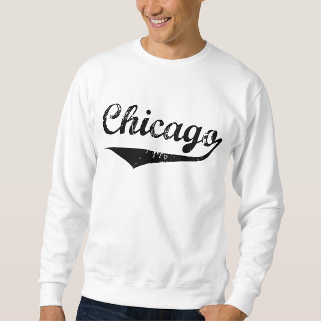 Chicago Lång Ärmad Tröja (Framsida)