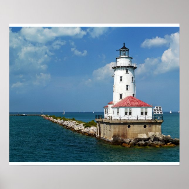 Chicago Lighthouse Poster (Framsidan)