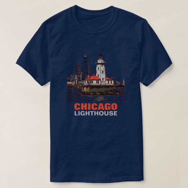 CHICAGO LIGHTHOUSE T-SHIRT (Design framsida)