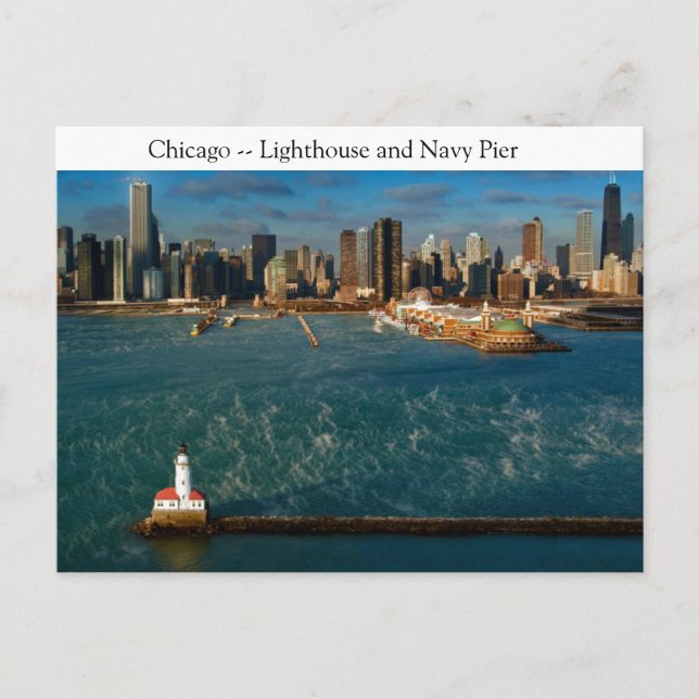Chicago Lighthouse Vykort (Framsida)