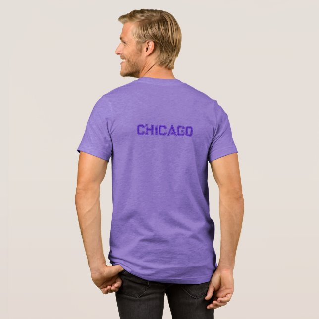 Chicago Lila Graphic T-Shirt (Baksida full)