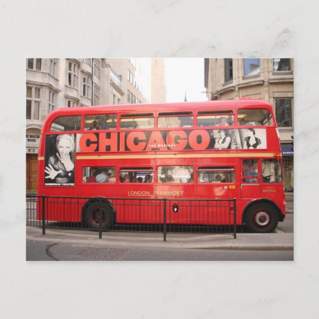 Chicago London buss… Vykort (Framsida)