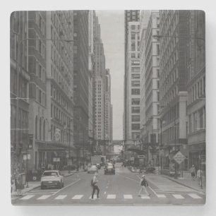 Chicago Madison Street Grayscale Stenunderlägg
