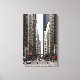 Chicago Madison Street Kanvastryck