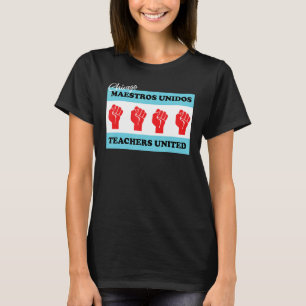Chicago Maestros Unidos Union Flagga Bandera Sindi T Shirt