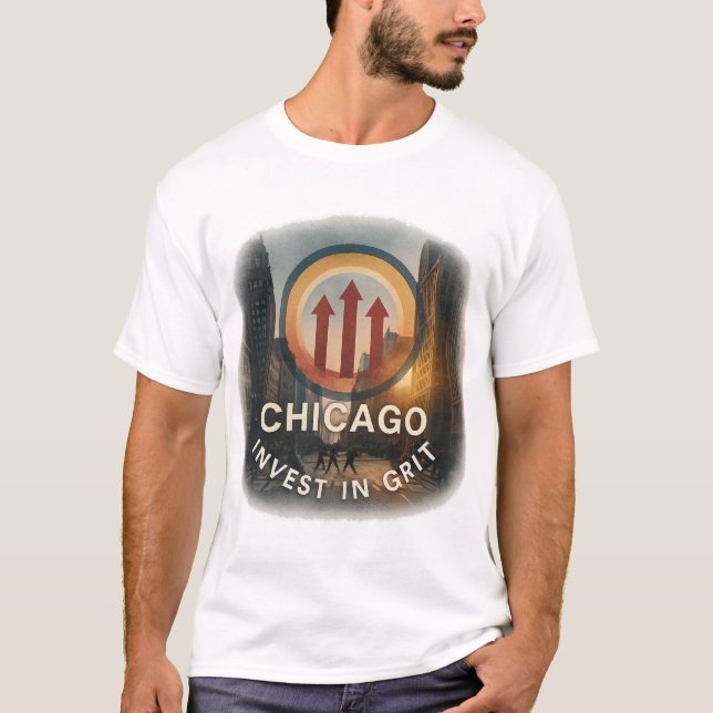 Chicago Manar's T-Shirt | Urban Grit Lugn Tee (Framsida)