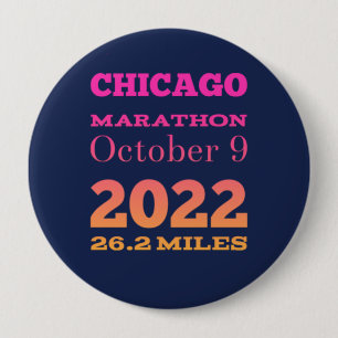 Chicago Marathon 2022 Button Knapp