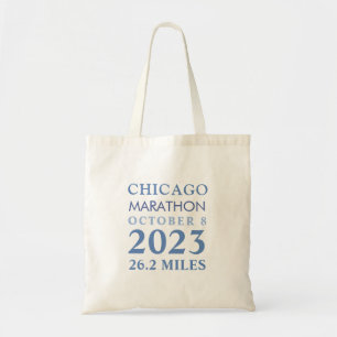 Chicago Marathon 2023 Tote Bag Tygkasse